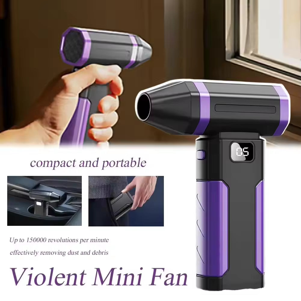 X8 Turbo Cordless Air Duster – 160,000 RPM High-Speed Electric Air Blower