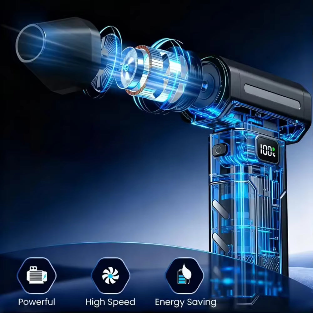 X8 Turbo Cordless Air Duster – 160,000 RPM High-Speed Electric Air Blower