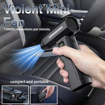X8 Turbo Cordless Air Duster – 160,000 RPM High-Speed Electric Air Blower